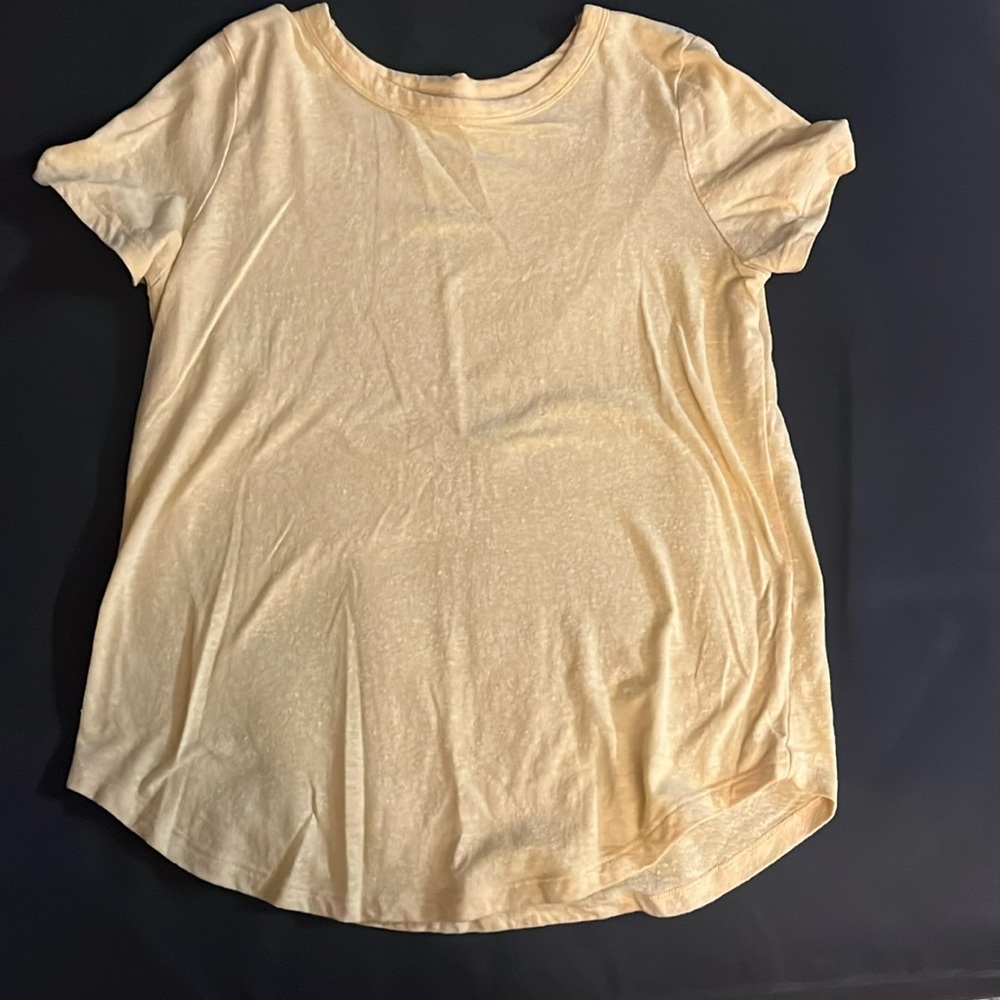 SO Favorite Crew Yellow Heather Shirt